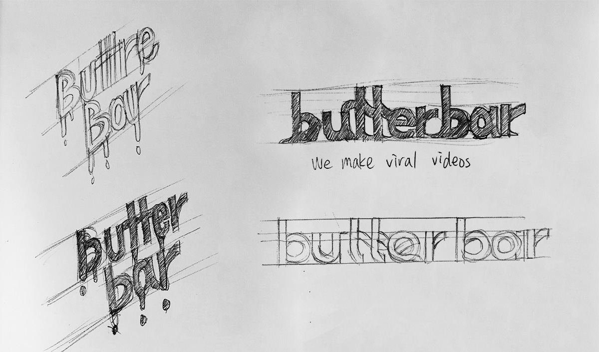 butterbar logo sketches